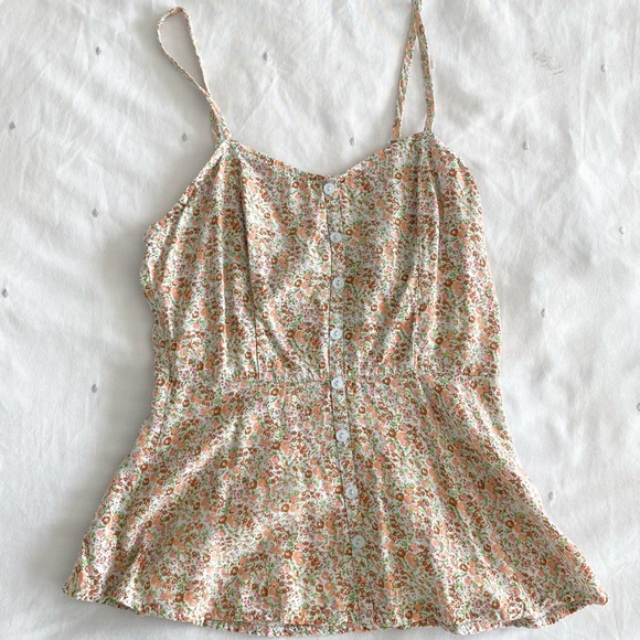 Peplum Ditzy Flower Top